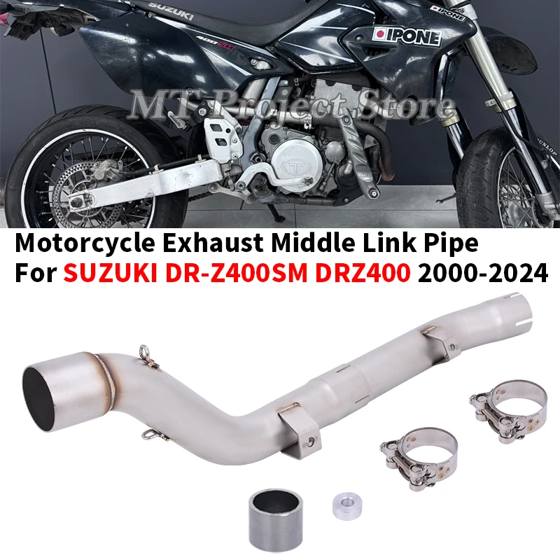 Slip On For SUZUKI DR-Z400SM DRZ400 SM DRZ-400 S E 2000 - 20204 Motorcycle Exhaust Escape Systems Middle Link Pipe Dirt Bike
Slip On For SUZUKI DR-Z400SM DRZ400 SM DRZ-400 S E 2000 - 20204 Motorcycle Exhaust Escape Systems Middle Link Pipe Dirt Bike