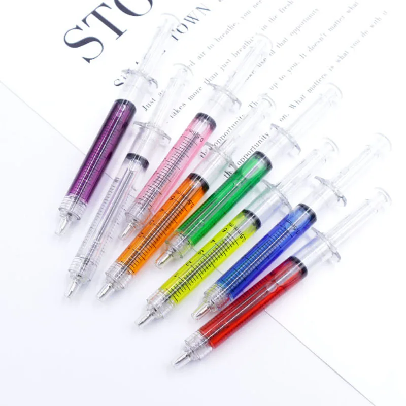 Kawai Office School Supplies Needle Ballpoint Neutral Pen Plastic Transparent Simulation Syringe Vaccine Injection Lovely
Kawai Office School Supplies Needle Ballpoint Neutral Pen Plastic Transparent Simulation Syringe Vaccine Injection Lovely