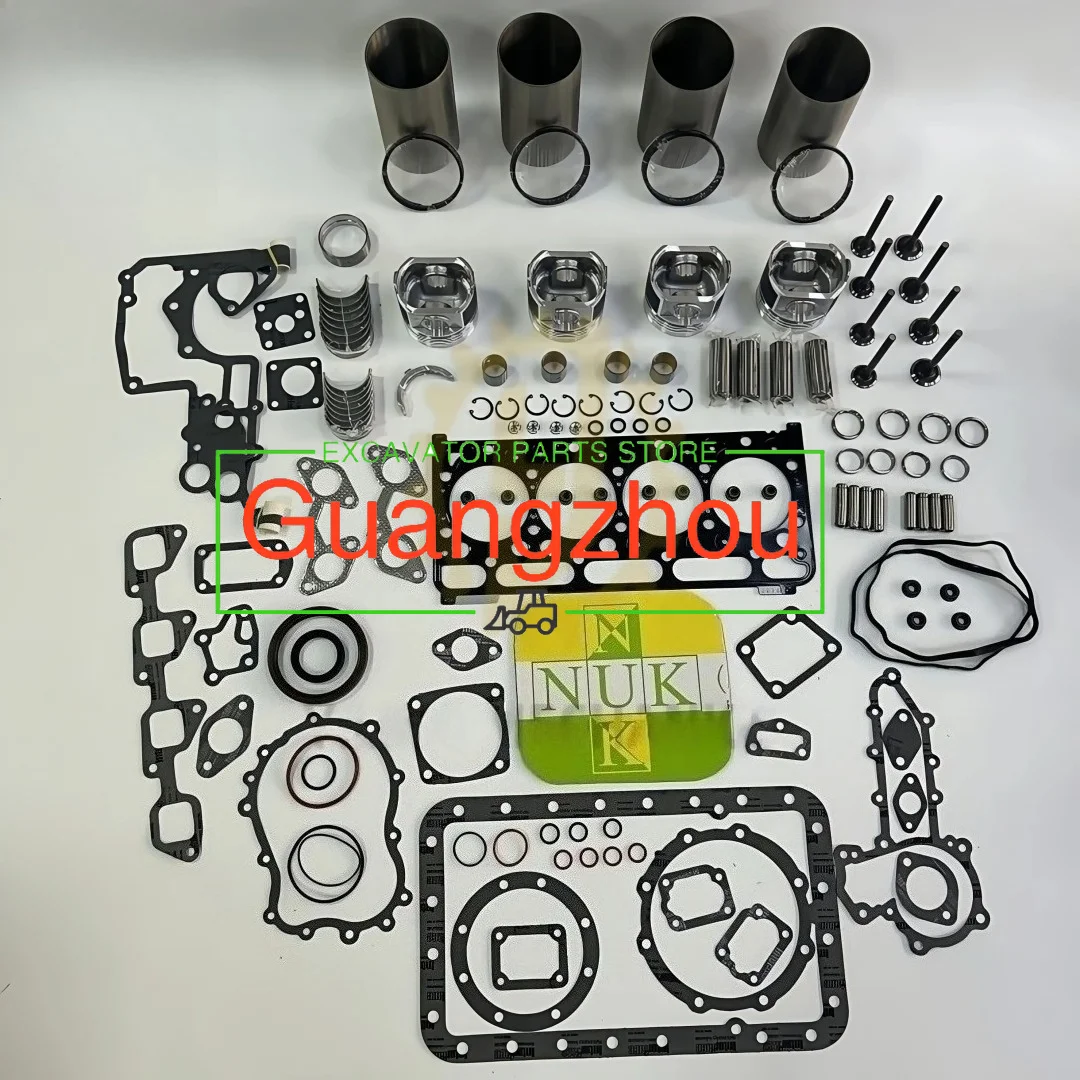 For Kubota V2203 V2403 Engine Full Overhaul Kit for Excavator-Includes Cylinder Liner Set,Head Gasket,Full Seal Set
For Kubota V2203 V2403 Engine Full Overhaul Kit for Excavator-Includes Cylinder Liner Set,Head Gasket,Full Seal Set