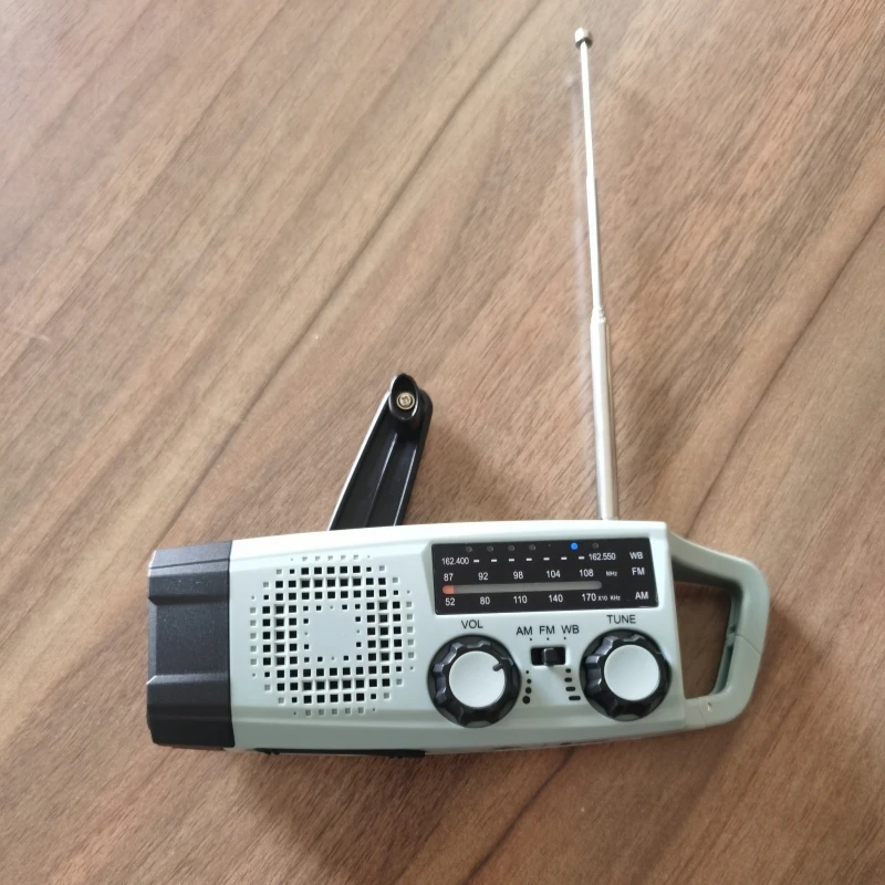 Portable Solar Weather Radio Hand Crank AM/FM Emergency Earthquake Flashlight Emergency Materials for Outdoor Combat Readiness
Portable Solar Weather Radio Hand Crank AM/FM Emergency Earthquake Flashlight Emergency Materials for Outdoor Combat Readiness