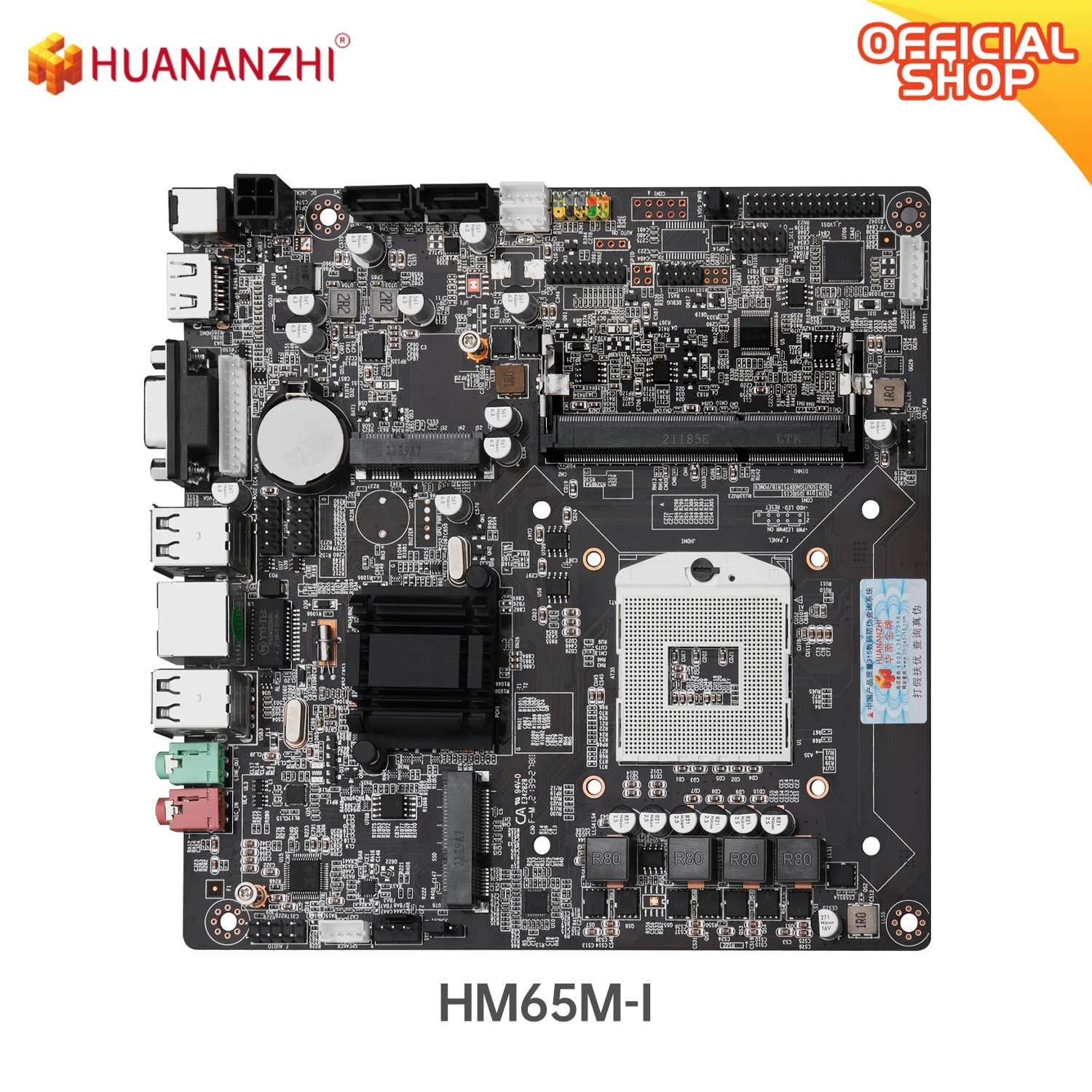 HUANANZHI HM65M-I ITX Motherboard Intel PGA988 Support DDR3 1033 1600 M.2 SATA MSATA USB VGA HDMI-Compatible
HUANANZHI HM65M-I ITX Motherboard Intel PGA988 Support DDR3 1033 1600 M.2 SATA MSATA USB VGA HDMI-Compatible