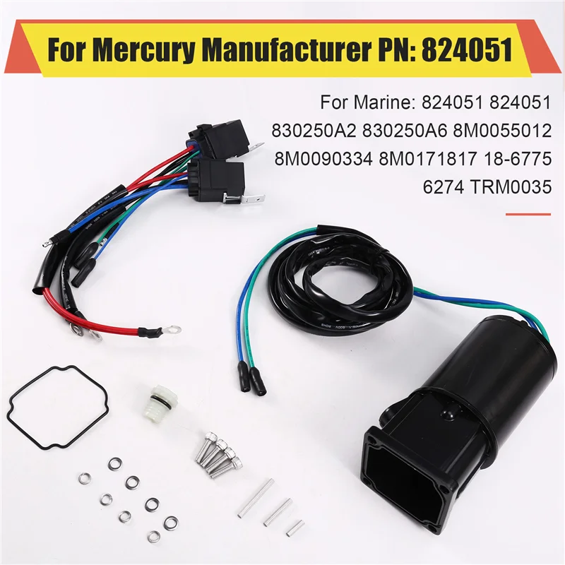 OB-824051 8M0090334 8M0171817 18-6775 Tilt Trim Motor For Mercury Force 65HP-125HP
OB-824051 8M0090334 8M0171817 18-6775 Tilt Trim Motor For Mercury Force 65HP-125HP