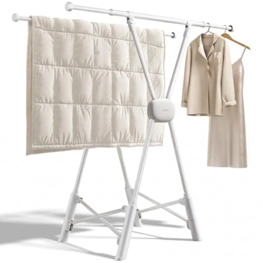 Clothes Drying Rack Heavy Duty Clothing Racks Foldable Laundry Rack Two Drying Modes Garment Racks for Drying Clothes, Adjustab
Clothes Drying Rack Heavy Duty Clothing Racks Foldable Laundry Rack Two Drying Modes Garment Racks for Drying Clothes, Adjustab