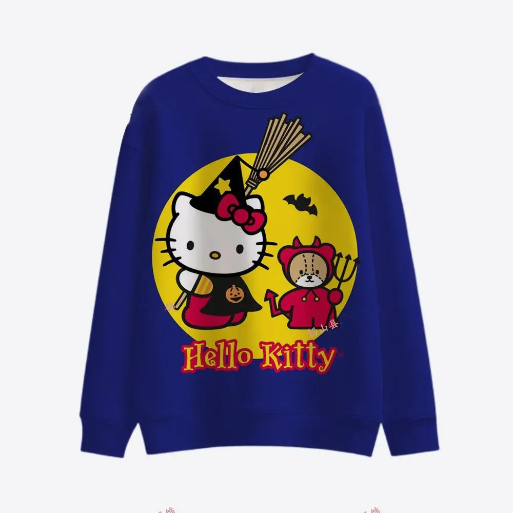 Sanrio, Hello Kitty мультяшная Женская очень большая повседневная одежда Аниме Модный Универсальный пуловер с круглым вырезом Рождественский подарок допамин
Sanrio, Hello Kitty мультяшная Женская очень большая повседневная одежда Аниме Модный Универсальный пуловер с круглым вырезом Рождественский подарок допамин
