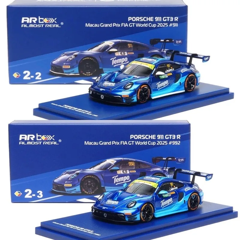 AR Box 1/64 Alloy 911 GT3R 2025 Macau Cup Racing Simulation Car Model Collection Decoration Item Boys' Gift
AR Box 1/64 Alloy 911 GT3R 2025 Macau Cup Racing Simulation Car Model Collection Decoration Item Boys' Gift