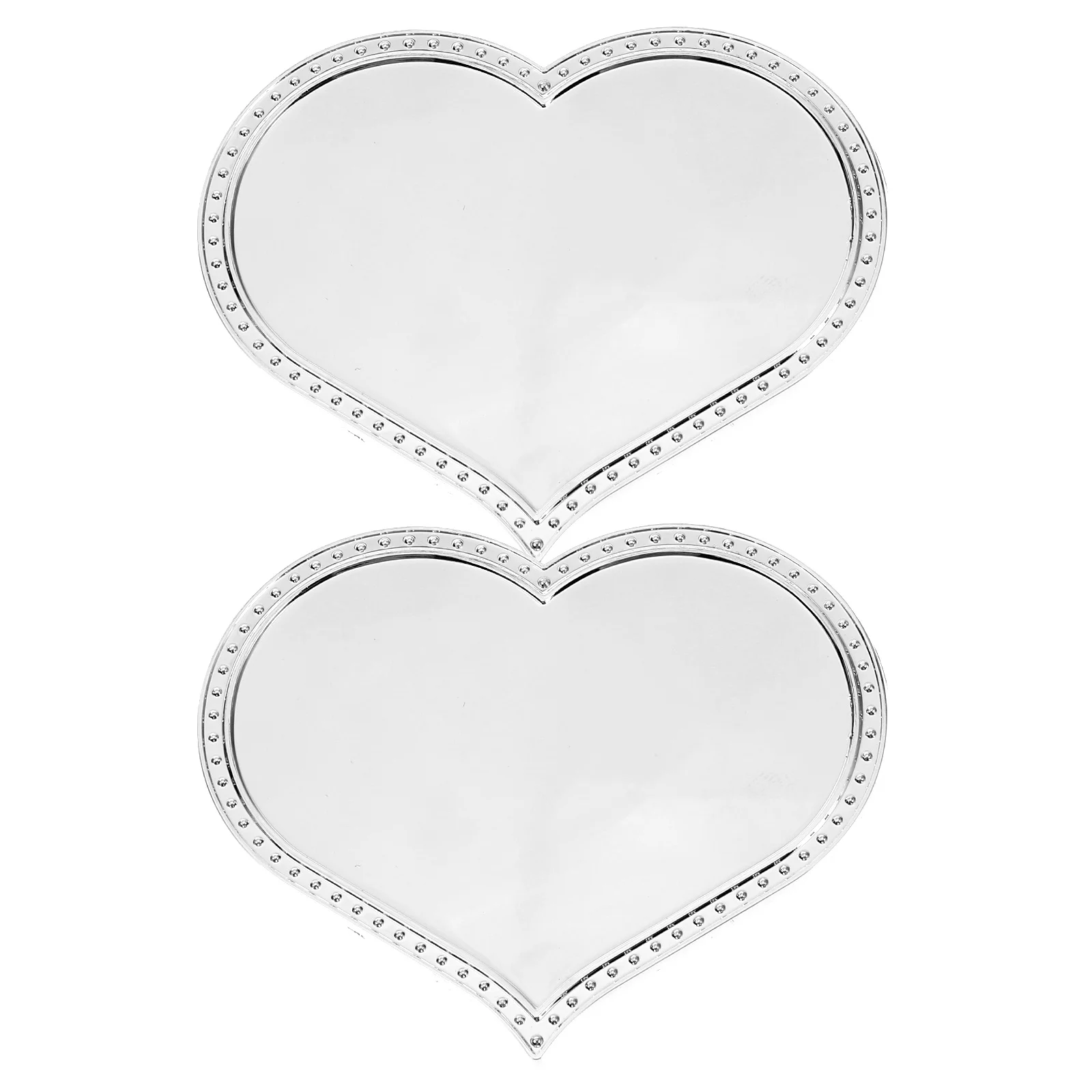 2Pcs Children Plastic Mirrors Heart Shape Safety Mirror Cute Portable Compact Vanity Toy Oval Lash Mini Mirror Craft
2Pcs Children Plastic Mirrors Heart Shape Safety Mirror Cute Portable Compact Vanity Toy Oval Lash Mini Mirror Craft