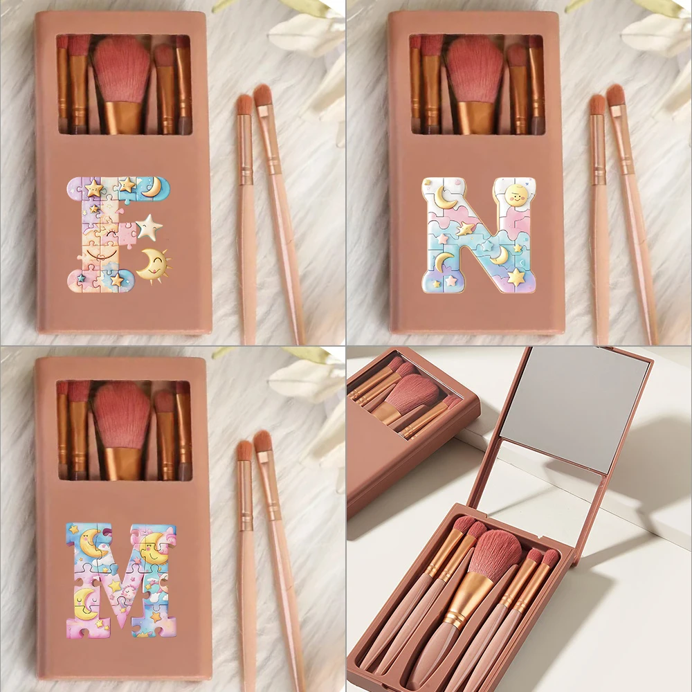 Premium Makeup Brush Box Brush Set Bring A Mirror Saw Puzzle Initial Name 26 Letters Pattern
Premium Makeup Brush Box Brush Set Bring A Mirror Saw Puzzle Initial Name 26 Letters Pattern