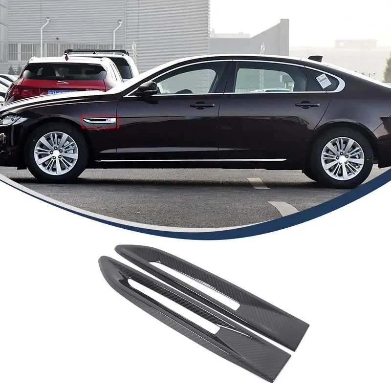 For Jaguar 2016-2020 Real carbon fiber car side air vent fender decorative sticker car exterior protection accessories 2Pcs
For Jaguar 2016-2020 Real carbon fiber car side air vent fender decorative sticker car exterior protection accessories 2Pcs