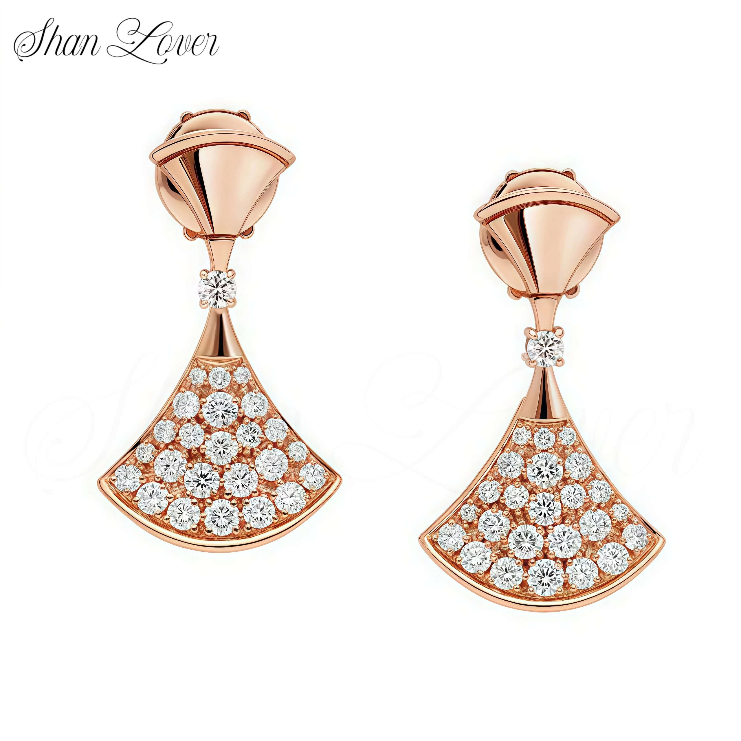 ShanLover Top Grade Quality Skirt Dress Design Real 18k Gold Plated Earrings Stud For Women V Gold Drop Earrings Eardrop Jewelry
ShanLover Top Grade Quality Skirt Dress Design Real 18k Gold Plated Earrings Stud For Women V Gold Drop Earrings Eardrop Jewelry