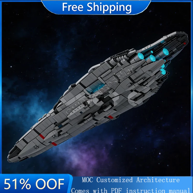 2616 PCS War Series MOC Class Heavy Battle Cruiser Variant Building Block Model Puzzle Architecture DIY Assembly Sets Toys Gifts
2616 PCS War Series MOC Class Heavy Battle Cruiser Variant Building Block Model Puzzle Architecture DIY Assembly Sets Toys Gifts