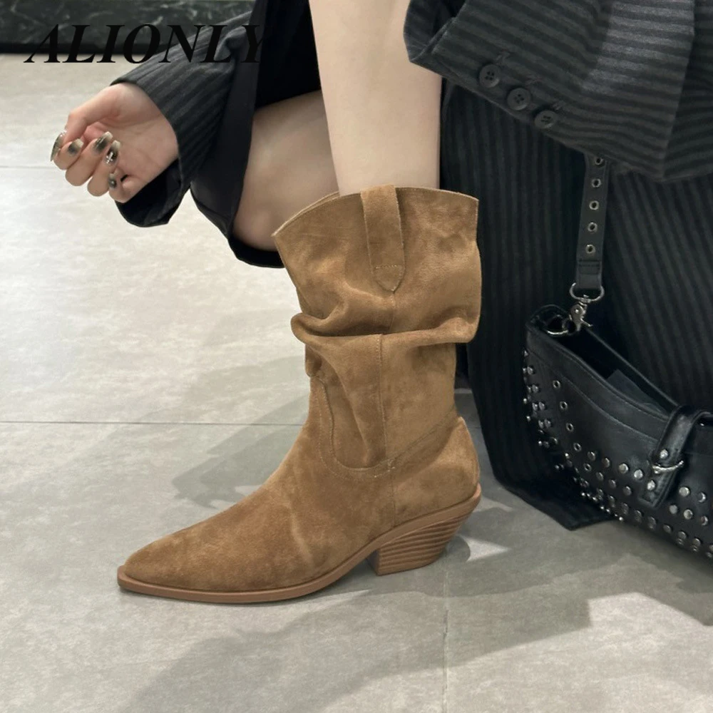 Alionly 2025 New Fashion Knitted Stretch Fabric Sewing Women Ankle Boots Square Heels Winter Pointed Toe Ladies Sock Booties
Alionly 2025 New Fashion Knitted Stretch Fabric Sewing Women Ankle Boots Square Heels Winter Pointed Toe Ladies Sock Booties