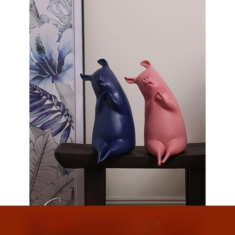 Home cute cartoon piggy modern art porch living room desktop decoration sculpture ornament home gift
Home cute cartoon piggy modern art porch living room desktop decoration sculpture ornament home gift