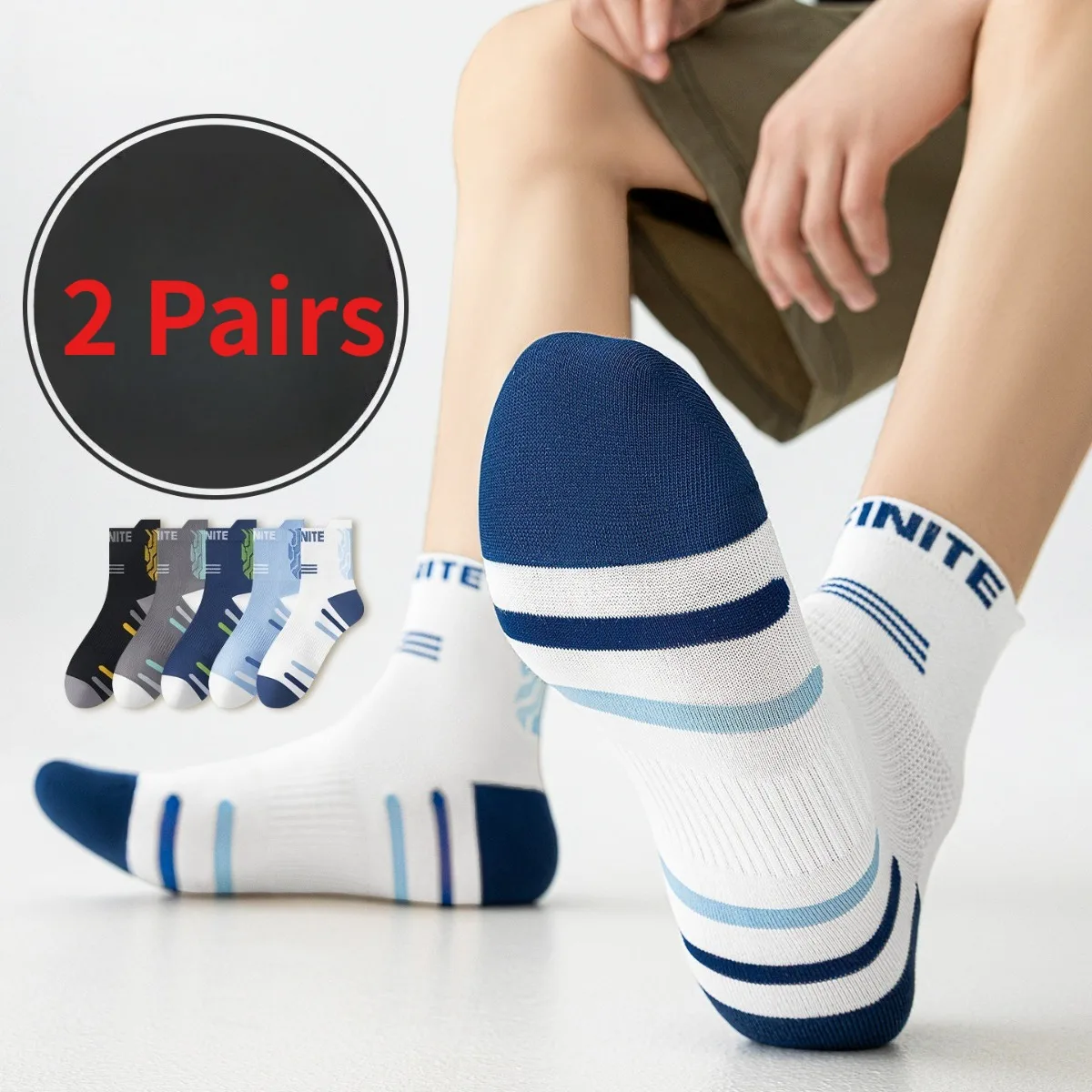 1/2Pairs Men Thin Cotton Crew Socks Summer Breathable Anti Odor Antibacterial Athletic Socks Sports Socks for Basketball Running
1/2Pairs Men Thin Cotton Crew Socks Summer Breathable Anti Odor Antibacterial Athletic Socks Sports Socks for Basketball Running
