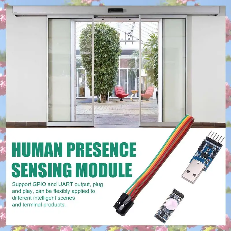 New FMCW Radar Sensor Module HLK-LD2412 24G Human Presence Sensor Long-Distance 9M Wide Angle ±75° Smart Home
New FMCW Radar Sensor Module HLK-LD2412 24G Human Presence Sensor Long-Distance 9M Wide Angle ±75° Smart Home