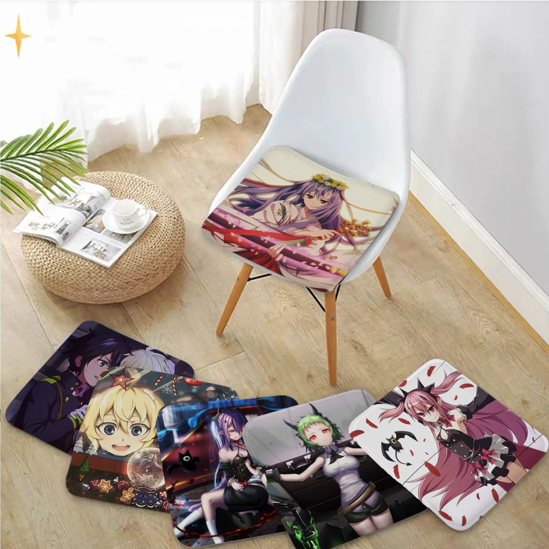Owari No Seraph Art Sofa Mat Dining Room Table Chair Cushions Unisex Fashion Anti-slip Cushion Pads
Owari No Seraph Art Sofa Mat Dining Room Table Chair Cushions Unisex Fashion Anti-slip Cushion Pads