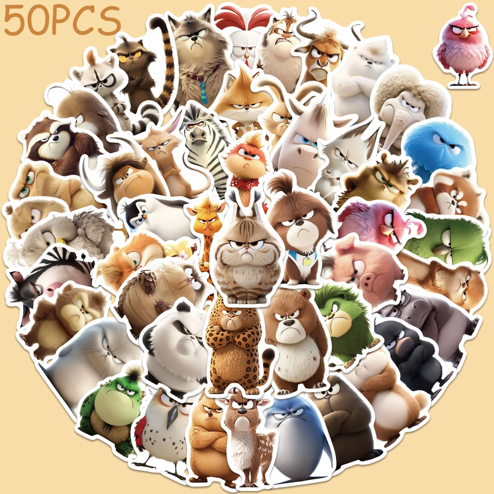 50pcs Angry Funny Animals Panda Fox Stickers Decals For Laptop Luggage Skateboard DIY Aesthetic Stickers Kids Creative Gifts
50pcs Angry Funny Animals Panda Fox Stickers Decals For Laptop Luggage Skateboard DIY Aesthetic Stickers Kids Creative Gifts
