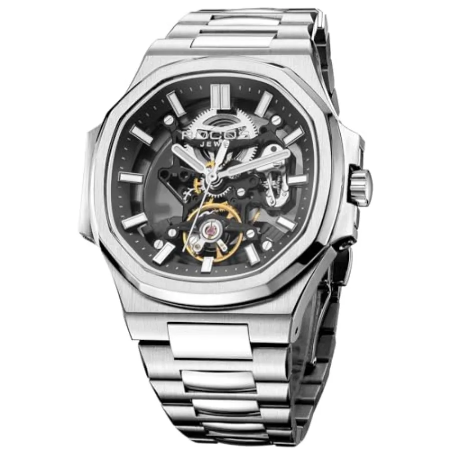 Classic Luxury Dress Watch for Men, Automatic Mechanical Wristwatch, Water-Resistant, Date Display, Luminous Skeleton Dial, Sta
Classic Luxury Dress Watch for Men, Automatic Mechanical Wristwatch, Water-Resistant, Date Display, Luminous Skeleton Dial, Sta