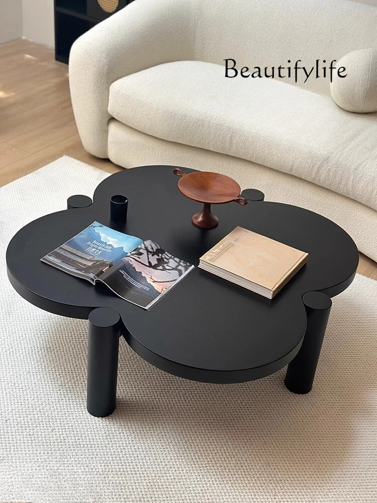 French antique coffee table living room household solid wood black furniture small apartment creative
French antique coffee table living room household solid wood black furniture small apartment creative