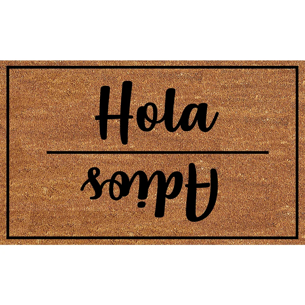 Hola Adios Door Mat Entrance Front Door Mat Home Door Mat Indoor Outdoor Decoration Door Mat Back Mat- 30 x 18 Inch Brown
Hola Adios Door Mat Entrance Front Door Mat Home Door Mat Indoor Outdoor Decoration Door Mat Back Mat- 30 x 18 Inch Brown