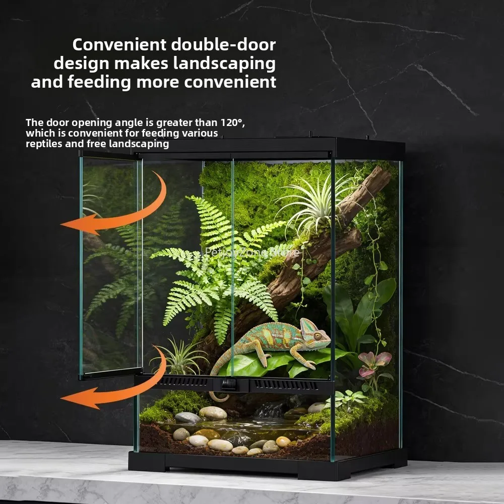 Rectangle Reptile Enclosure Ultra-clear Glass Eyelash Geckos Lizards Turtles Snakes Panoramic Rainforest Viewing
Rectangle Reptile Enclosure Ultra-clear Glass Eyelash Geckos Lizards Turtles Snakes Panoramic Rainforest Viewing