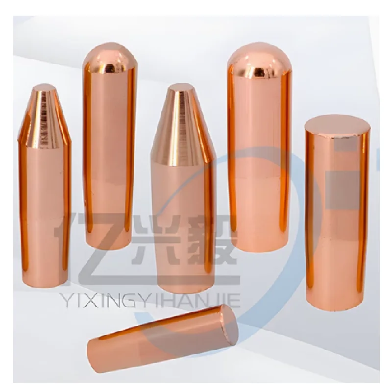 Spot welding machine electrode head, pneumatic chromium zirconium copper electrode head, handheld spot welding gun 16 * 60
Spot welding machine electrode head, pneumatic chromium zirconium copper electrode head, handheld spot welding gun 16 * 60
