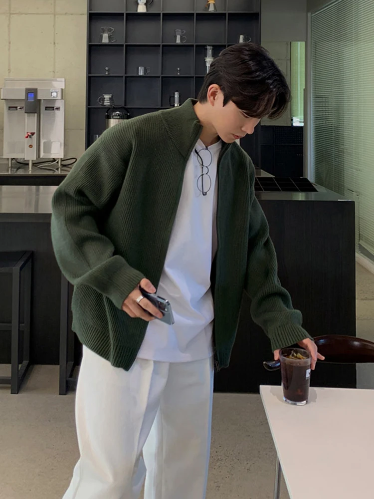 High-End Men's Lazy Sle Open Cardigan Sweater Versatile Simple High-End Loose Knitted Zipper Jaet Trendy Autumn Winter
High-End Men's Lazy Sle Open Cardigan Sweater Versatile Simple High-End Loose Knitted Zipper Jaet Trendy Autumn Winter