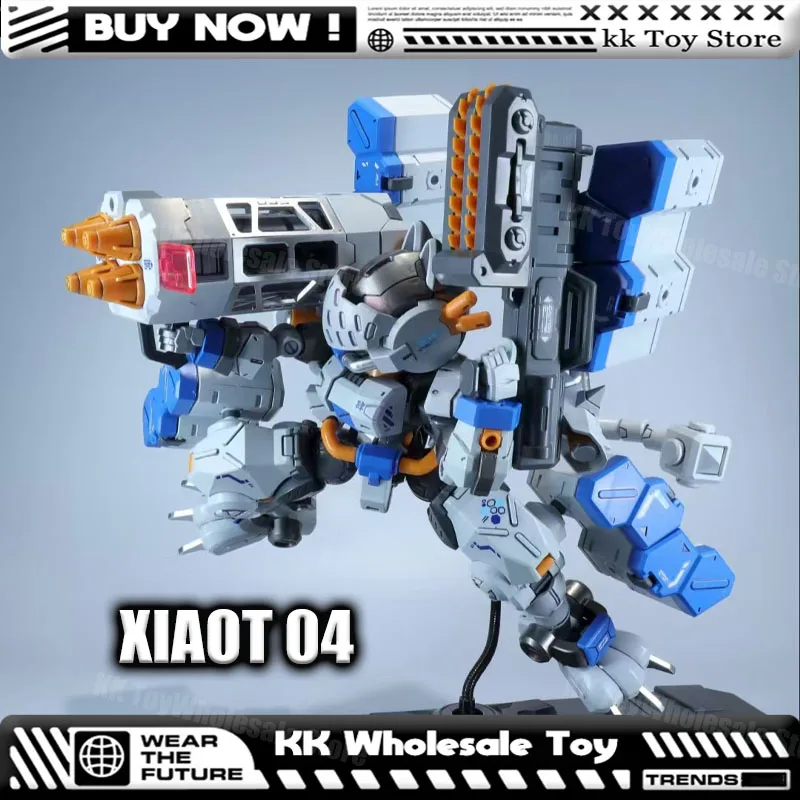 В наличии XIAOT Original IRON ROARS Series CAT-04 Наборы моделей в сборе Аниме Фигурка Робот Передвижная пластиковая модель Подарки Игрушки 
В наличии XIAOT Original IRON ROARS Series CAT-04 Наборы моделей в сборе Аниме Фигурка Робот Передвижная пластиковая модель Подарки Игрушки