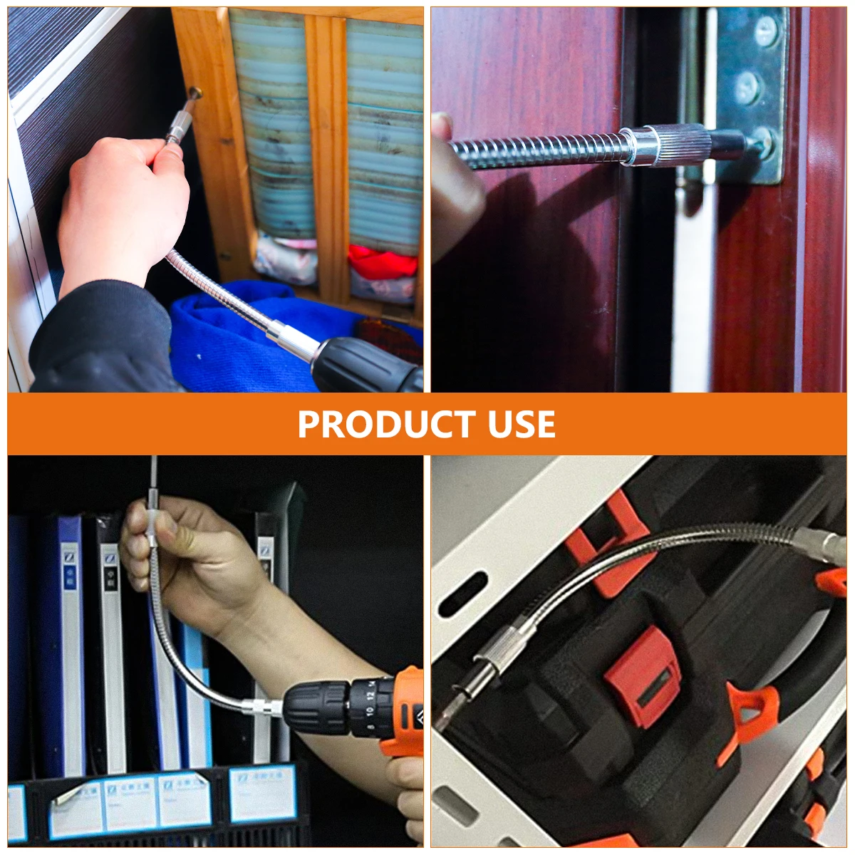 2pcs Flexible Drill Bit Extension Screwdriver Soft Shaft Connector For Hex Bits Auto Repair Electrical niture Drills
2pcs Flexible Drill Bit Extension Screwdriver Soft Shaft Connector For Hex Bits Auto Repair Electrical niture Drills