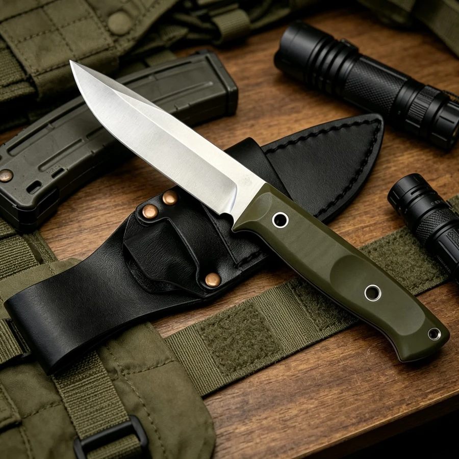 BM 163 Multi-purpose Straight Knife D2 Blade G10 Handle Practical Cutting Knife Outdoor Camping and Daily Emergency Carrying
BM 163 Multi-purpose Straight Knife D2 Blade G10 Handle Practical Cutting Knife Outdoor Camping and Daily Emergency Carrying