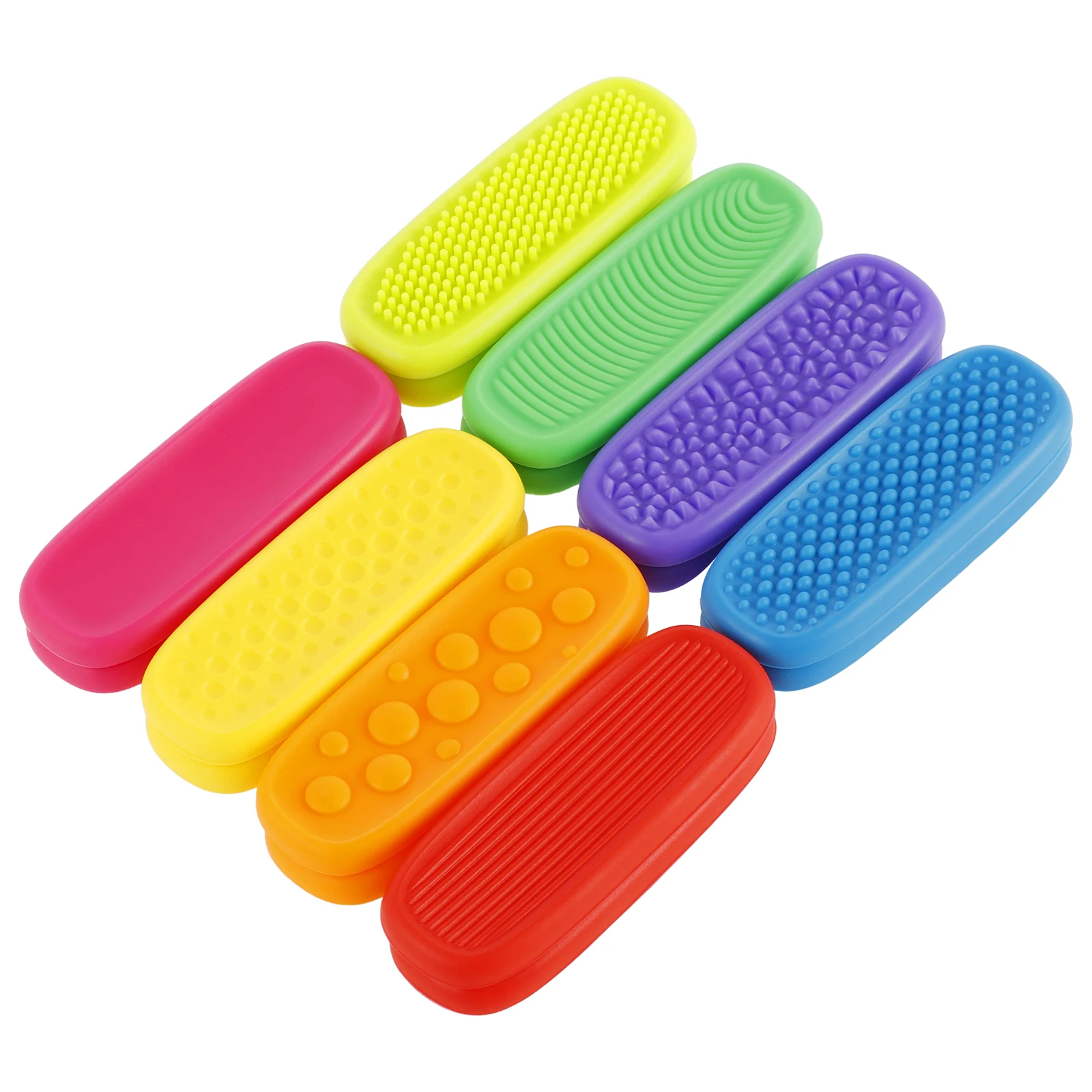16 шт., игрушки-непоседы для взрослых, сенсорный силиконовый камень, текстурированная игрушка-полоска для детей с аутизмом, успокаивающие игрушки для снятия стресса 
16 шт., игрушки-непоседы для взрослых, сенсорный силиконовый камень, текстурированная игрушка-полоска для детей с аутизмом, успокаивающие игрушки для снятия стресса