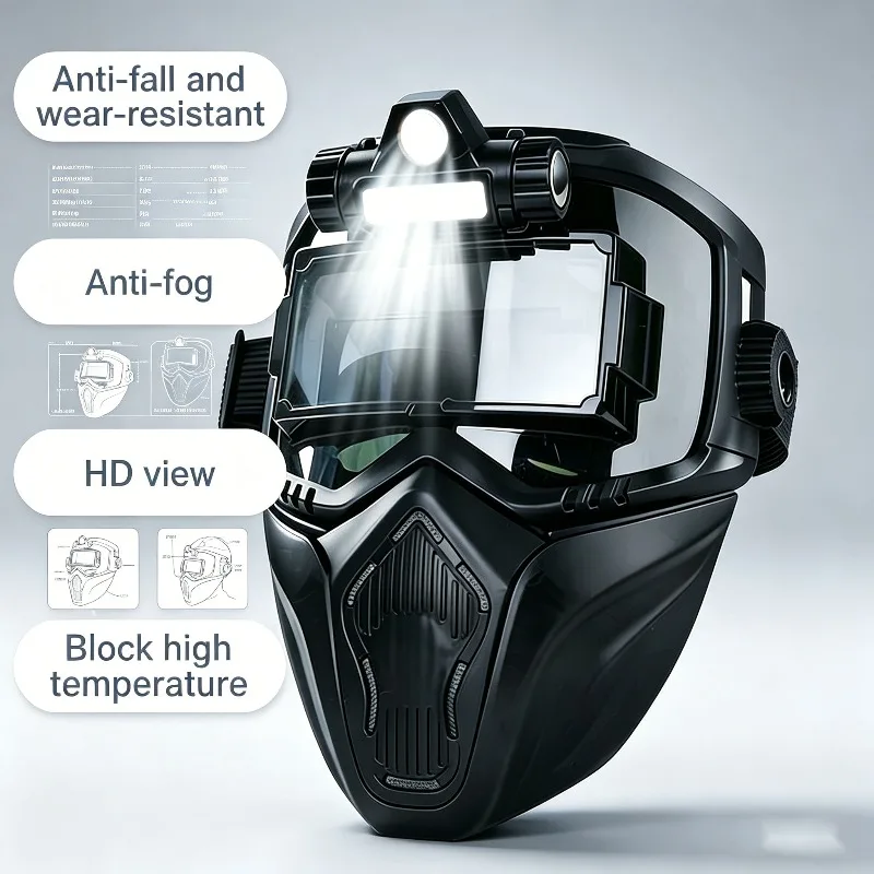 Solar Auto Darkening Welder Goggles Anti-glare Safety Glasses Durable Eye Protection for Welding Cutting and Grinding Operations
Solar Auto Darkening Welder Goggles Anti-glare Safety Glasses Durable Eye Protection for Welding Cutting and Grinding Operations