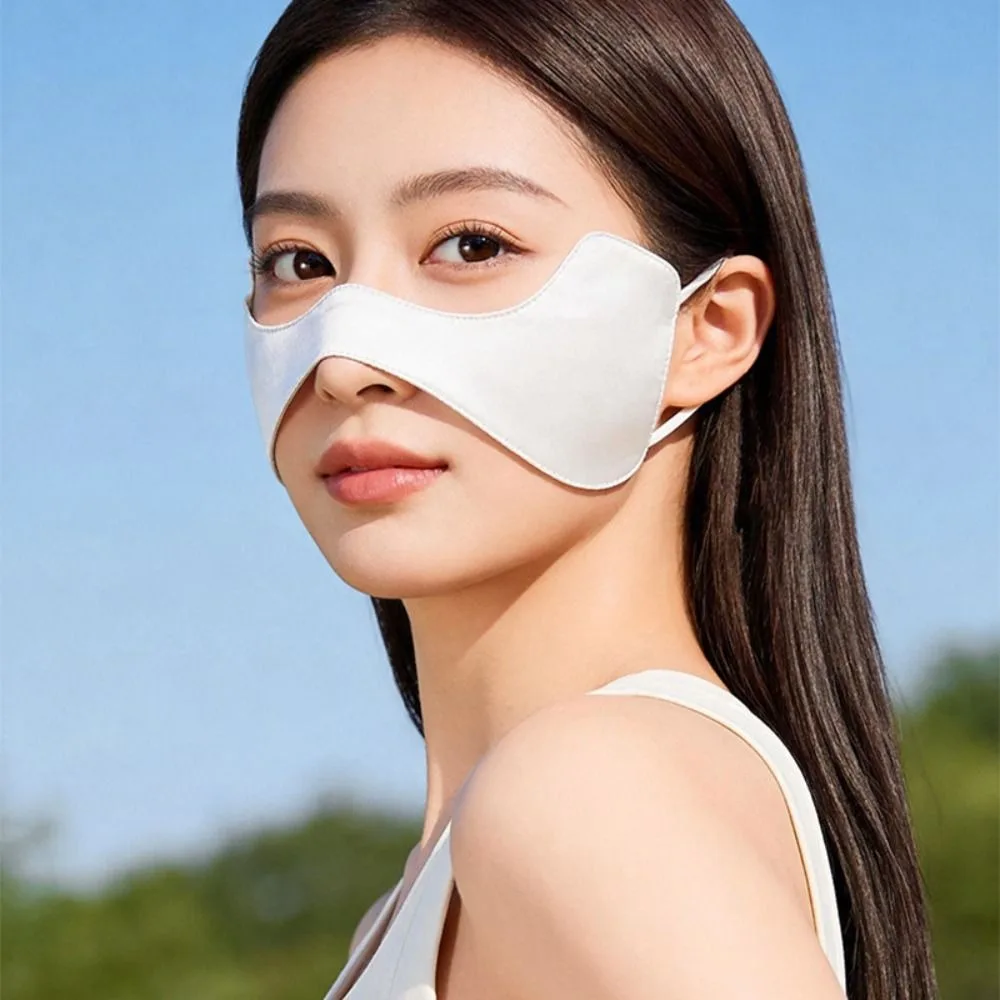 Adjustable Summer Silk Sunscreen Mask Breathable Thin Face Cover Solid Color Sunscreen Veil Face Gini Mask Outdoor
Adjustable Summer Silk Sunscreen Mask Breathable Thin Face Cover Solid Color Sunscreen Veil Face Gini Mask Outdoor