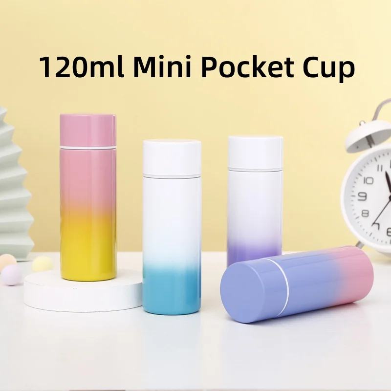Mini Pocket Thermos Cup, Vacuum Flasks, Insulated Stainless Steel Mug Portable Water Bottle Keep Hot Cold Garrafa Termic 120ML
Mini Pocket Thermos Cup, Vacuum Flasks, Insulated Stainless Steel Mug Portable Water Bottle Keep Hot Cold Garrafa Termic 120ML