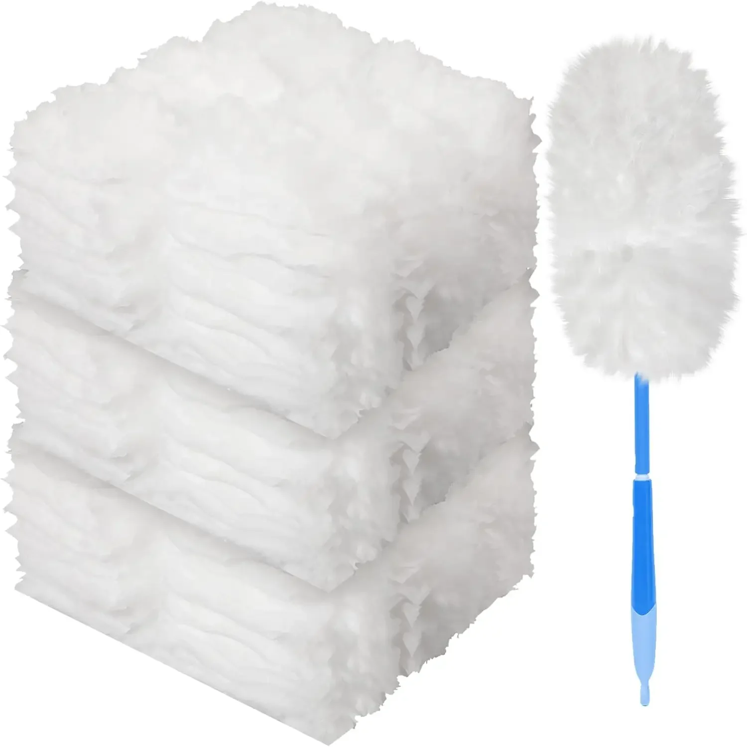 150 шт. сменные стержни для пыли, совместимые с пылесосами Swiffer, одноразовые сменные, утолщенные с 1 ручкой, сверхмощные для чистки
150 шт. сменные стержни для пыли, совместимые с пылесосами Swiffer, одноразовые сменные, утолщенные с 1 ручкой, сверхмощные для чистки