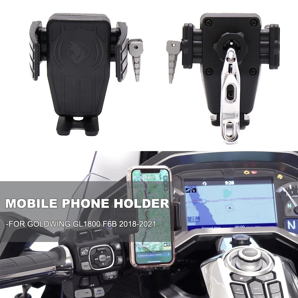 Gold Wing Motorcycle Wireless Charging GPS Phone Holder Navigation Bracket For HONDA GoldWing GL 1800 F6B GL1800 DCT 2018 - 2021
Gold Wing Motorcycle Wireless Charging GPS Phone Holder Navigation Bracket For HONDA GoldWing GL 1800 F6B GL1800 DCT 2018 - 2021