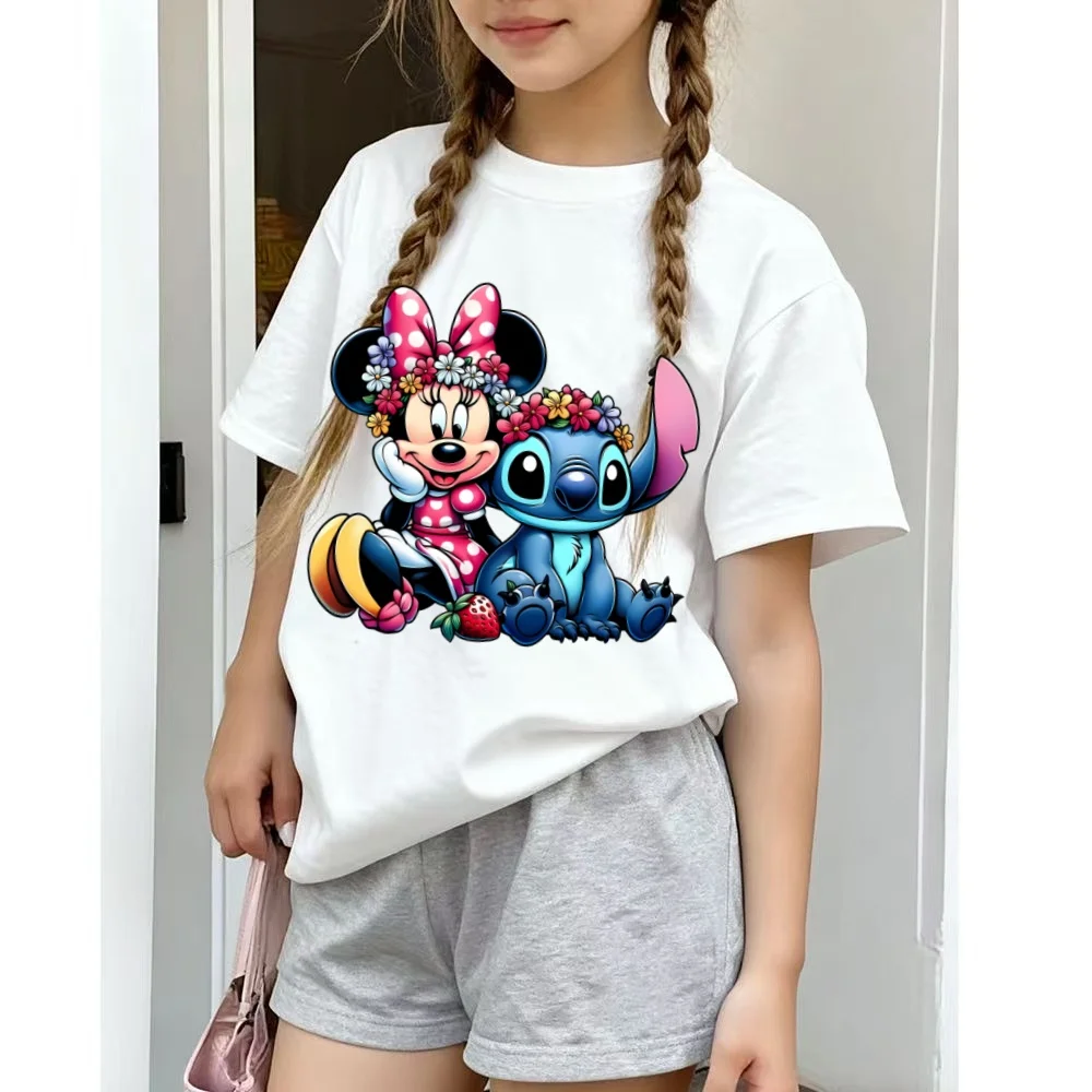 Disney Y2K Stitch the Mesh дышащая кавайная модная футболка с героями мультфильмов для маленьких девочек и мальчиков, детские брендовые топы
Disney Y2K Stitch the Mesh дышащая кавайная модная футболка с героями мультфильмов для маленьких девочек и мальчиков, детские брендовые топы