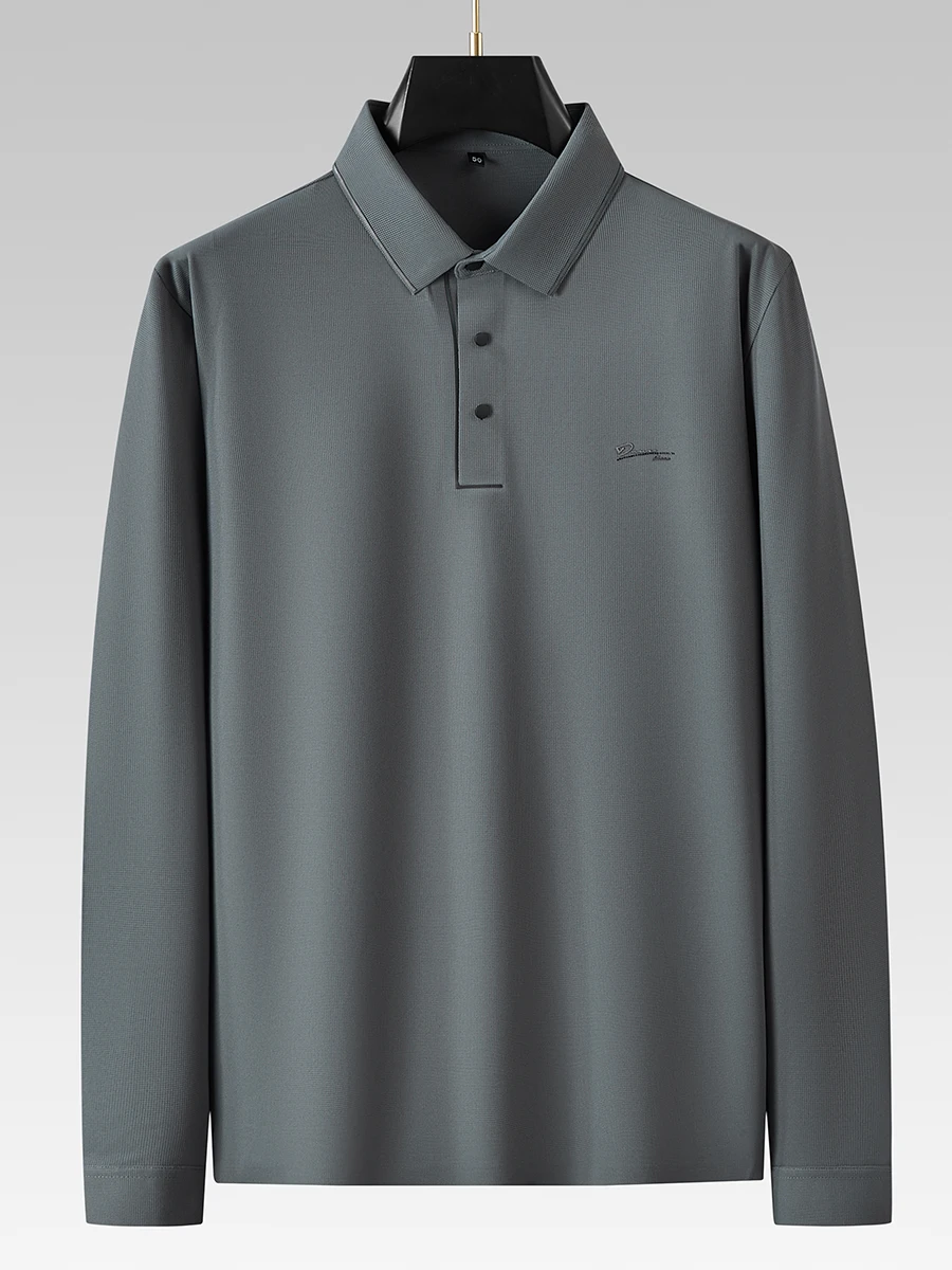 Мужская футболка свободного кроя с длинным рукавом, повседневная, деловая, весна-осень, новинка, большие размеры, эластичная, из полиэстера
Мужская футболка свободного кроя с длинным рукавом, повседневная, деловая, весна-осень, новинка, большие размеры, эластичная, из полиэстера