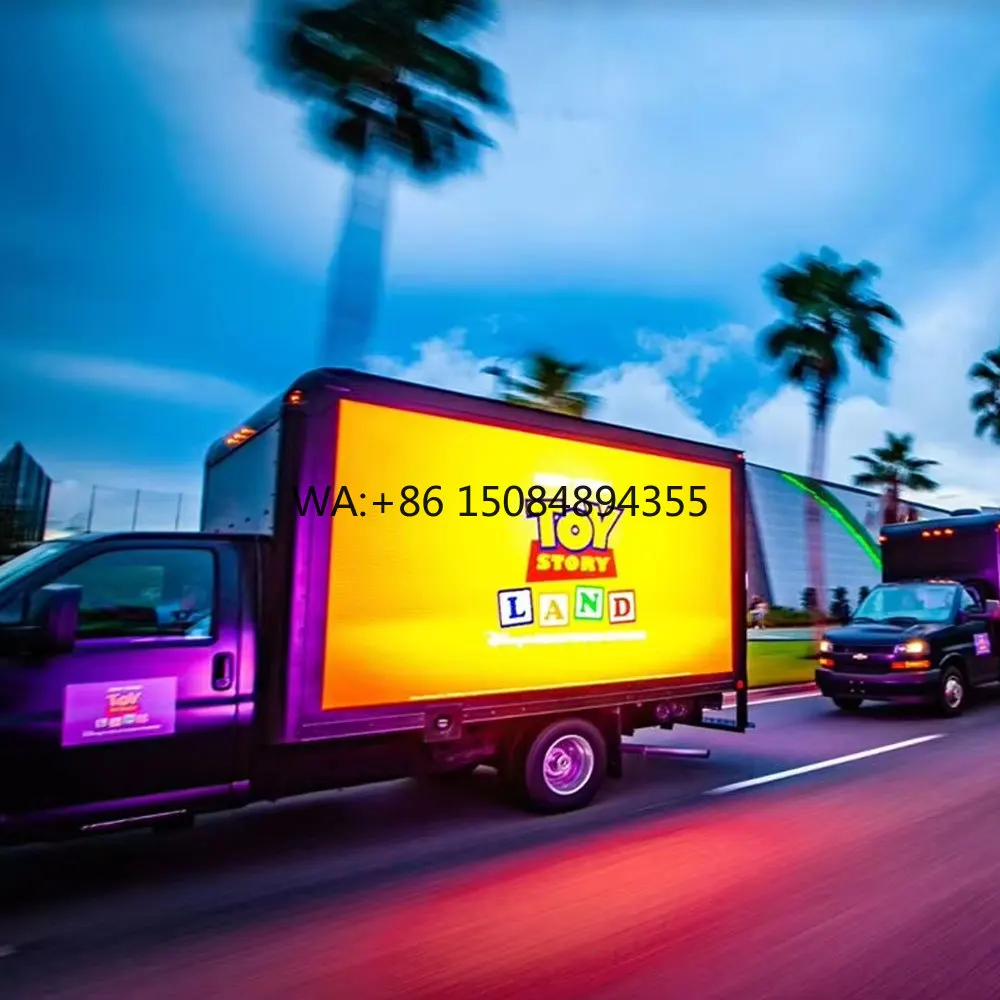 LED Digital Signage Display Display Big Screen Outdoor Moving Advertising P6 P8 Truck Trailer LED Display
LED Digital Signage Display Display Big Screen Outdoor Moving Advertising P6 P8 Truck Trailer LED Display