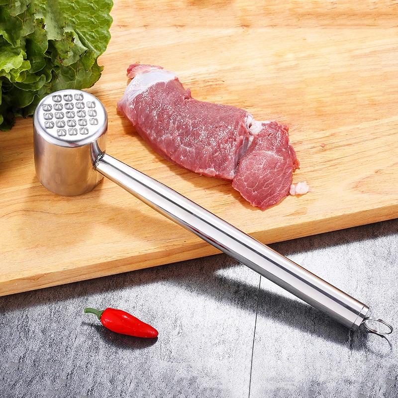 1Pcs 304 Stainless Steel Meat Tenderizers Pounders Steak Chicken Meat Hammer Household Tenderizer Kitchen Hammer Tools
1Pcs 304 Stainless Steel Meat Tenderizers Pounders Steak Chicken Meat Hammer Household Tenderizer Kitchen Hammer Tools