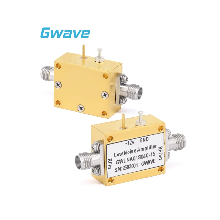 2.92 Female RF Amplifier With 15dB Gain And 3.5dB Noise Figure Low Noise Design For 18GHz-40GHz
2.92 Female RF Amplifier With 15dB Gain And 3.5dB Noise Figure Low Noise Design For 18GHz-40GHz