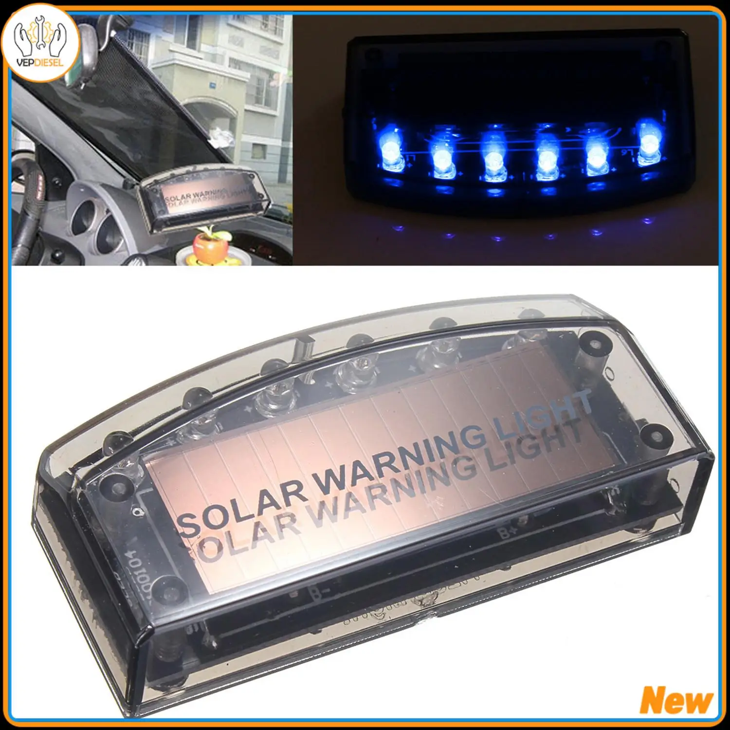 1pc 6 LEDs Auto Solar Charger Car Burglar LED Strobe Alarm Lamp Sensor Security Warning Light Car Accessories
1pc 6 LEDs Auto Solar Charger Car Burglar LED Strobe Alarm Lamp Sensor Security Warning Light Car Accessories