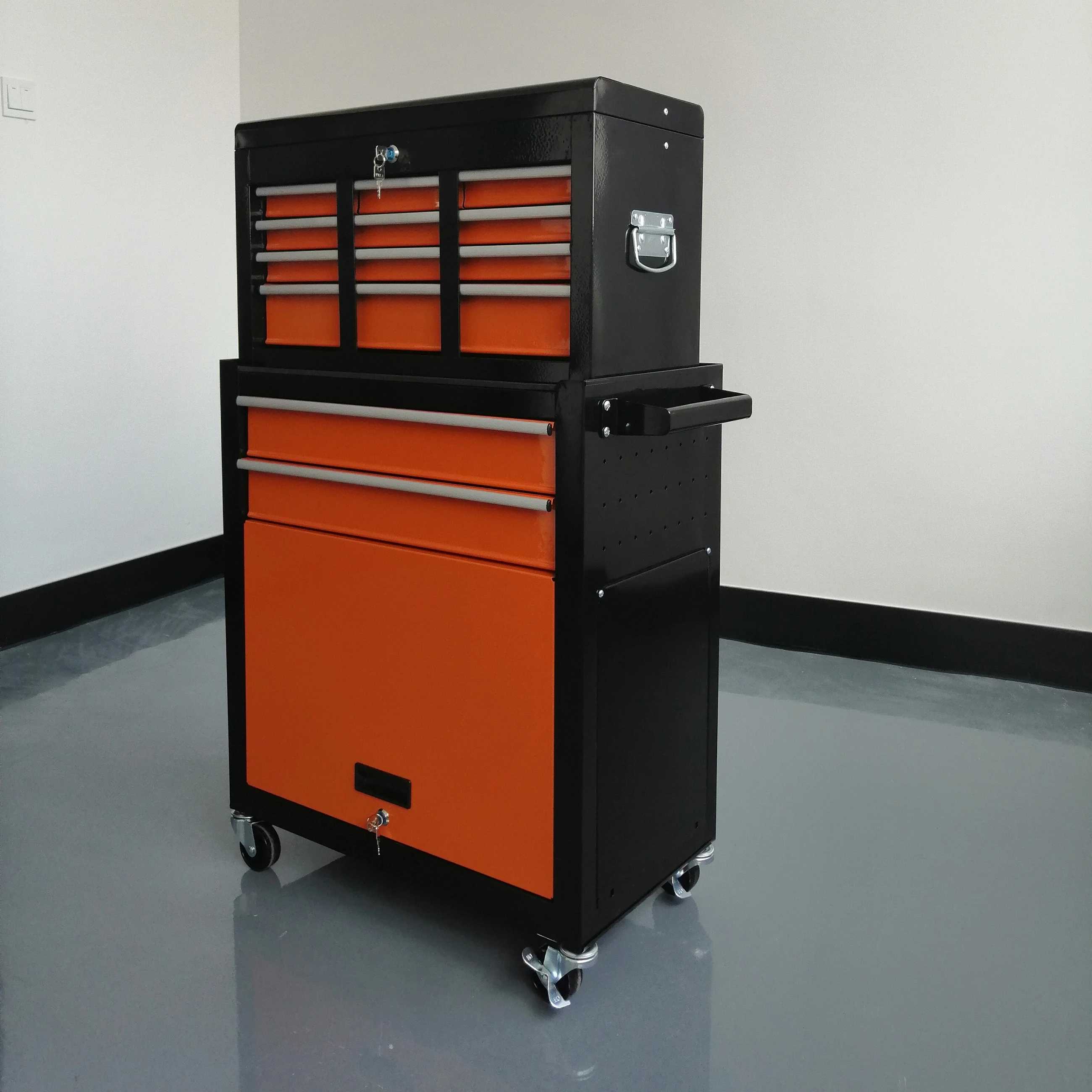Hot saleCE Certified 8-Drawer Metal Rolling Tool Box and Cabinet with Combination Iron Tool Storage Trolley Cart OEM
Hot saleCE Certified 8-Drawer Metal Rolling Tool Box and Cabinet with Combination Iron Tool Storage Trolley Cart OEM