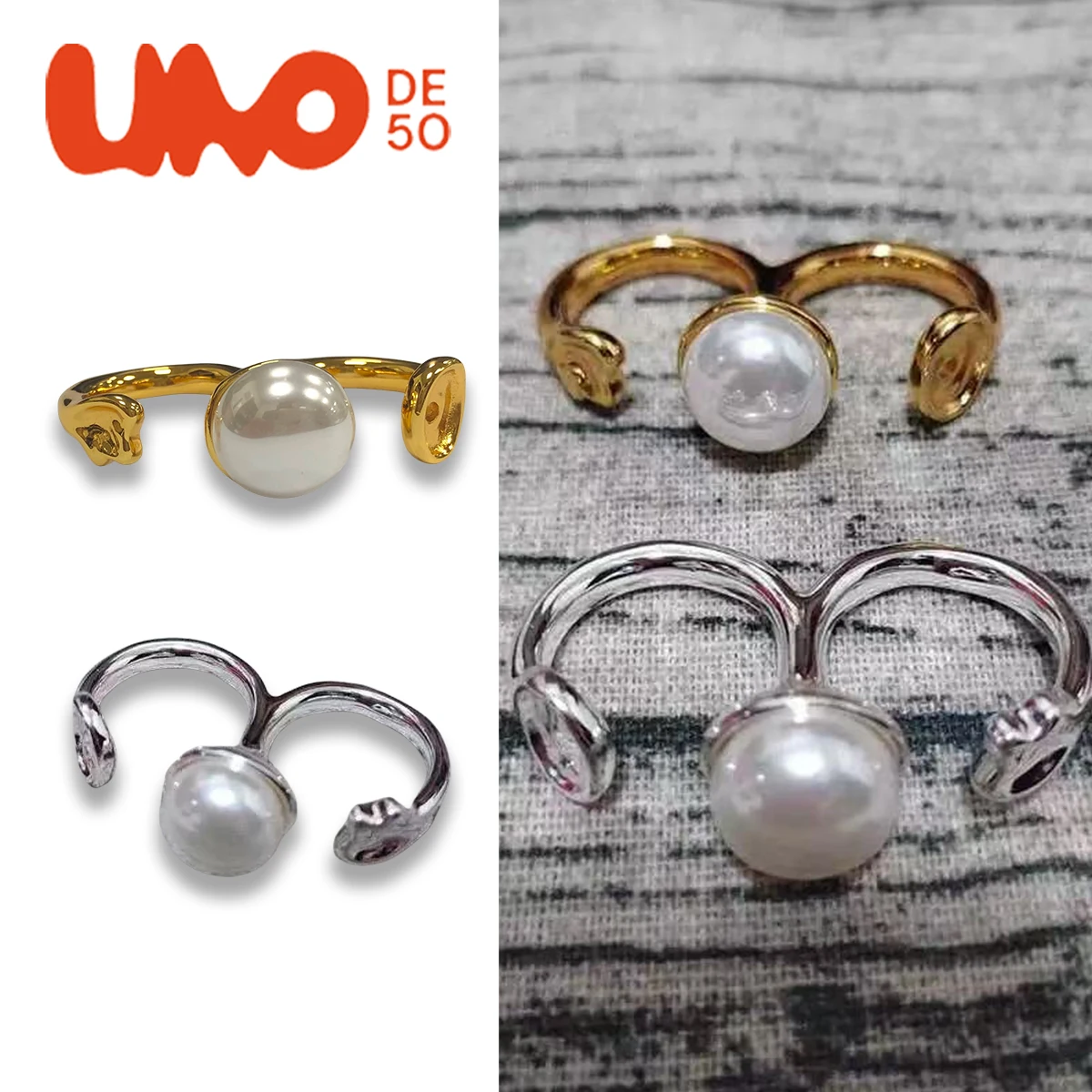 UNODE50 Ring Small niche minimalist design, European and American pearl jewelry gifts, high-end and versatile
UNODE50 Ring Small niche minimalist design, European and American pearl jewelry gifts, high-end and versatile