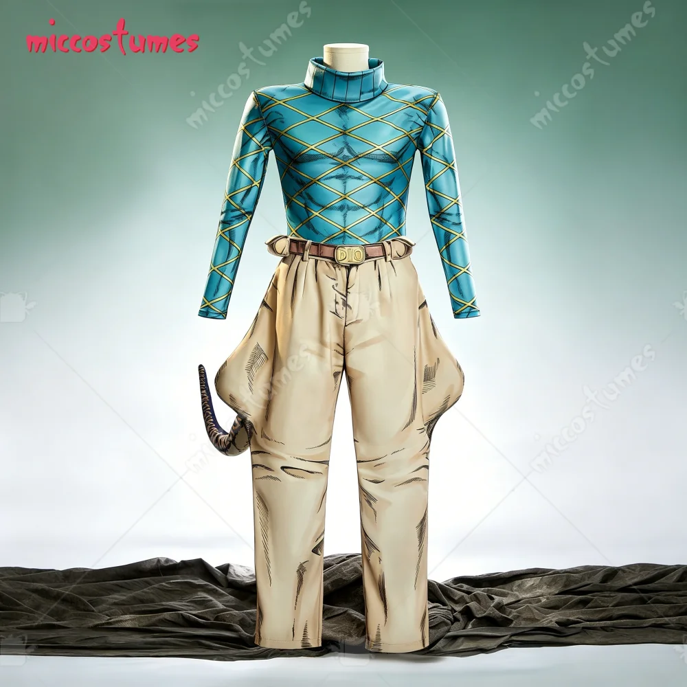 【Ready for Ship】HAIKYUU 2D Line Art Ver JJBA Green Cosplay Costume Top and Pants with Tail and Gloves
【Ready for Ship】HAIKYUU 2D Line Art Ver JJBA Green Cosplay Costume Top and Pants with Tail and Gloves