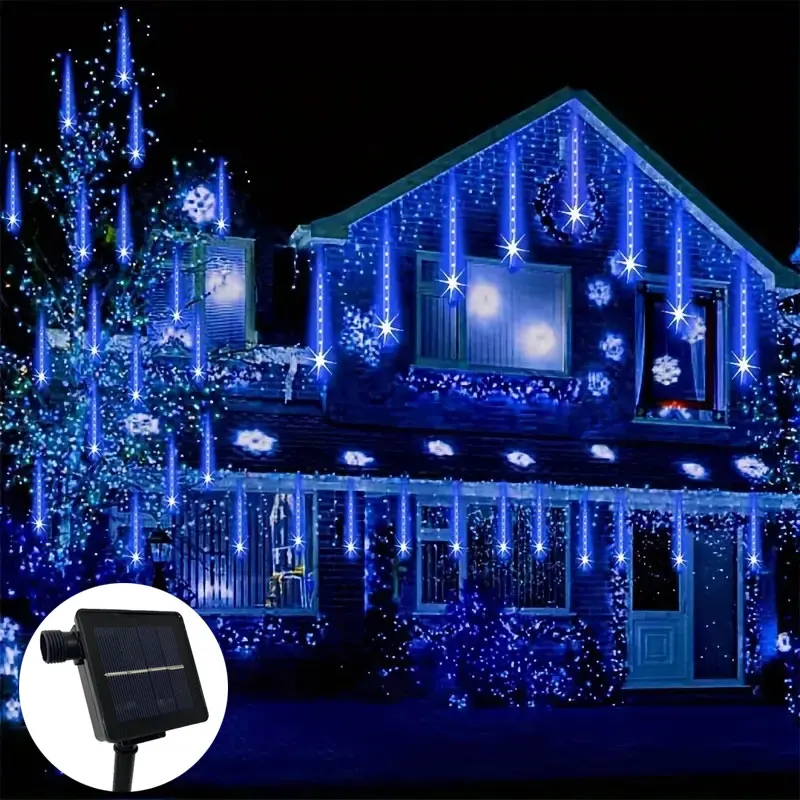 LED Solar Meteor Shower Rain Lights 8 Tubes Outdoor Garden Decor Holiday Lights New Year Christmas Decor Outdoor Street Garland
LED Solar Meteor Shower Rain Lights 8 Tubes Outdoor Garden Decor Holiday Lights New Year Christmas Decor Outdoor Street Garland