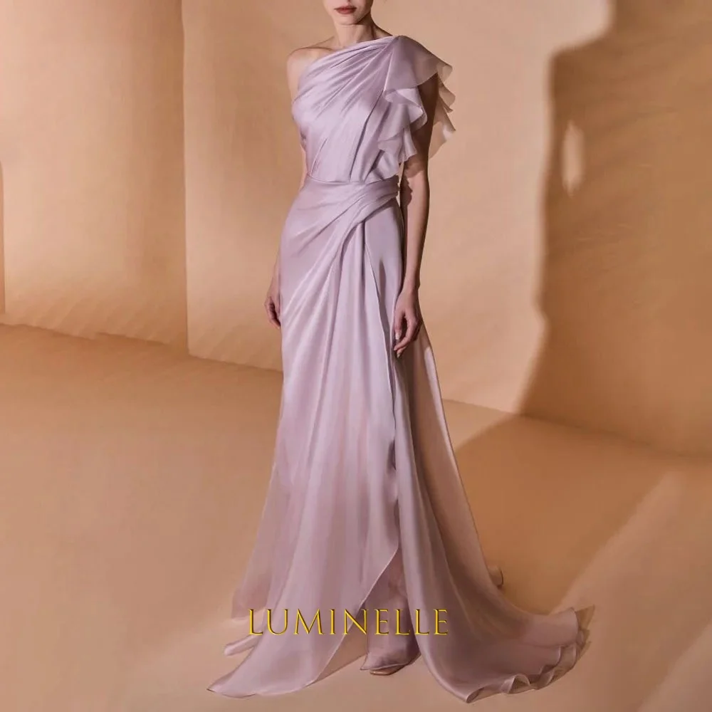 Grape One Shoulder Prom Dress Gown with Pleats Tulle Sleeveless Party Dress Trumpet Evening Dresses for Woman Customized
Grape One Shoulder Prom Dress Gown with Pleats Tulle Sleeveless Party Dress Trumpet Evening Dresses for Woman Customized