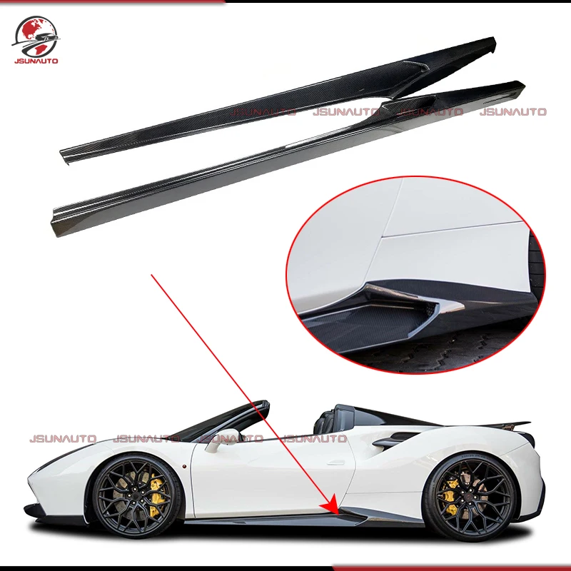 Carbon Fiber Side Skirts For Ferrari 488 Gtb/Spider 15-19 Upgrade N Style Body Kit Exterior Door Plate Trim Premium Accessory
Carbon Fiber Side Skirts For Ferrari 488 Gtb/Spider 15-19 Upgrade N Style Body Kit Exterior Door Plate Trim Premium Accessory