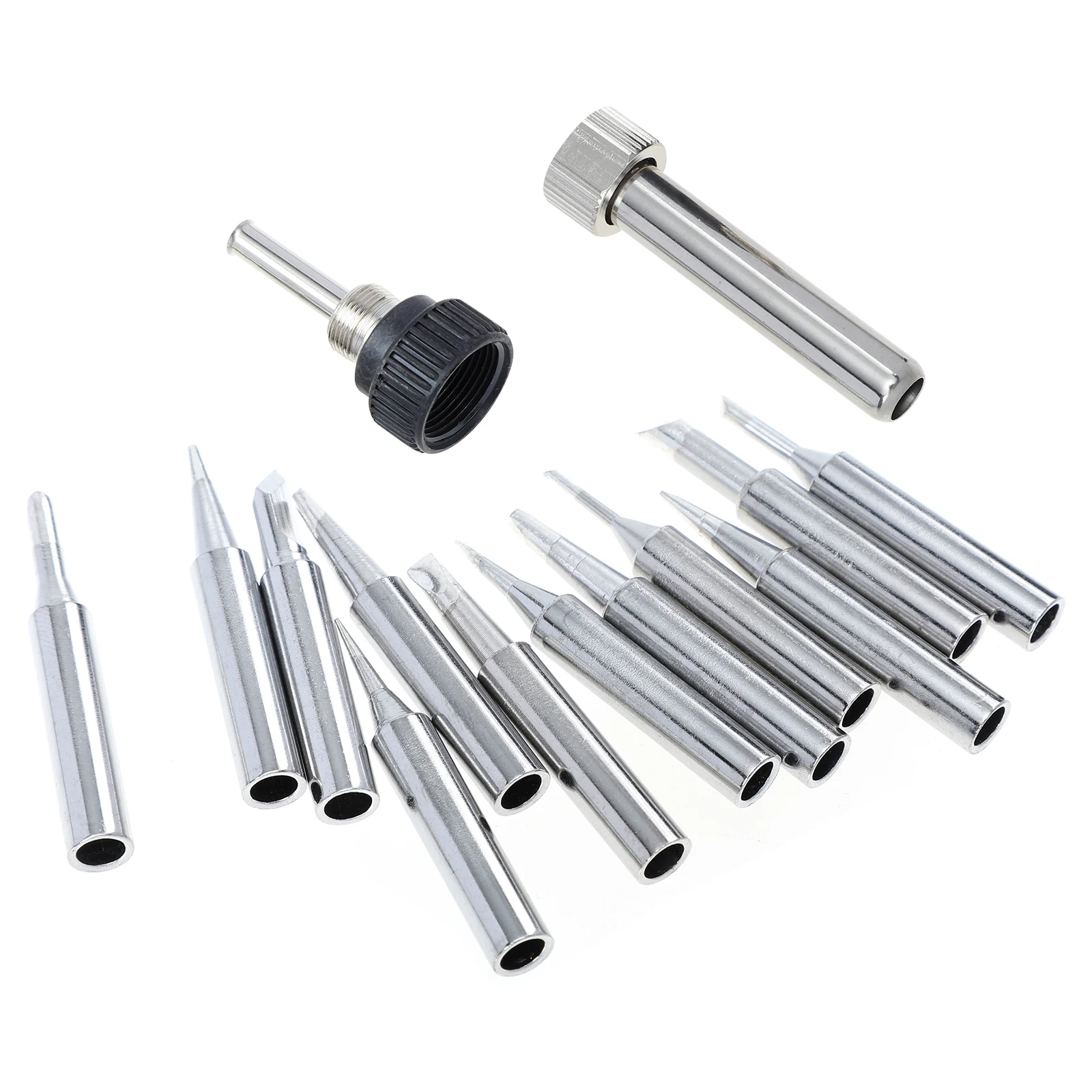Soldering Iron Tip Sleeve Socket Tips Kit Copper Replacement Temperature Controlled Welding Station Fine Workmanship Excellent
Soldering Iron Tip Sleeve Socket Tips Kit Copper Replacement Temperature Controlled Welding Station Fine Workmanship Excellent