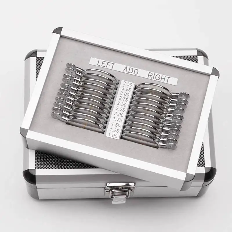 22PCS The Most Popular Optical Equipments Progressive Trial Lens Set PSL-22 Aluminium Tray And Case Ophthalmic