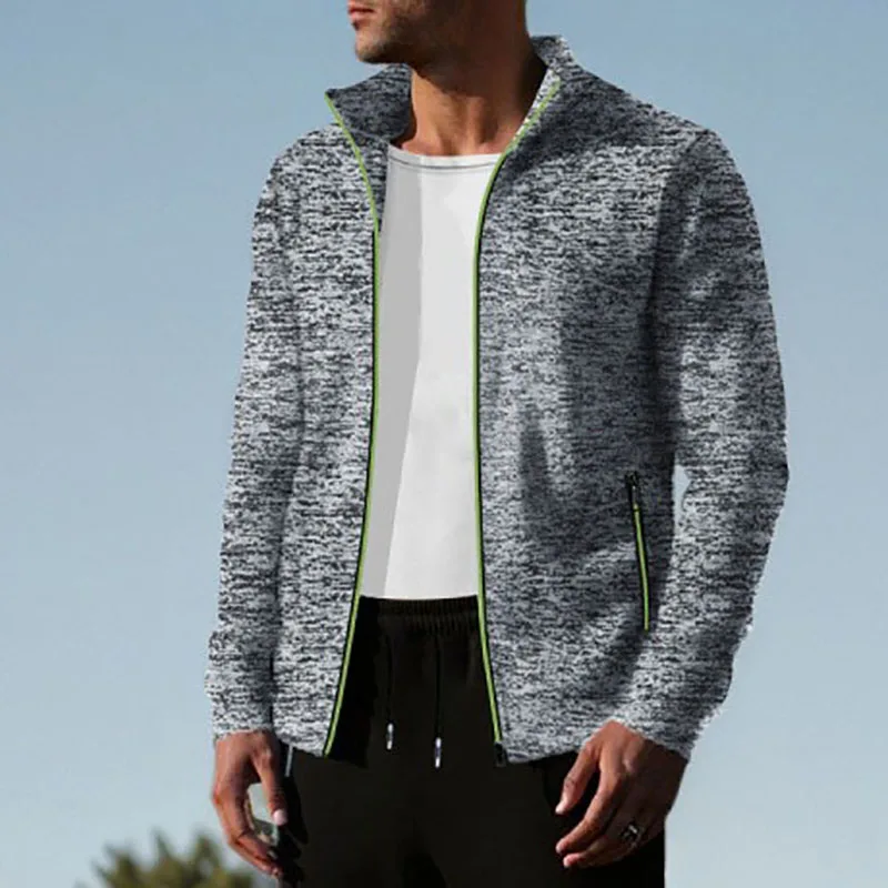 Spring Autumn Men's Jacket Stand Collar Zipper Breathable Fashion Cozy Stylish Outwear Male Long Sleeve Sweatshirt Jacket Coat
Spring Autumn Men's Jacket Stand Collar Zipper Breathable Fashion Cozy Stylish Outwear Male Long Sleeve Sweatshirt Jacket Coat